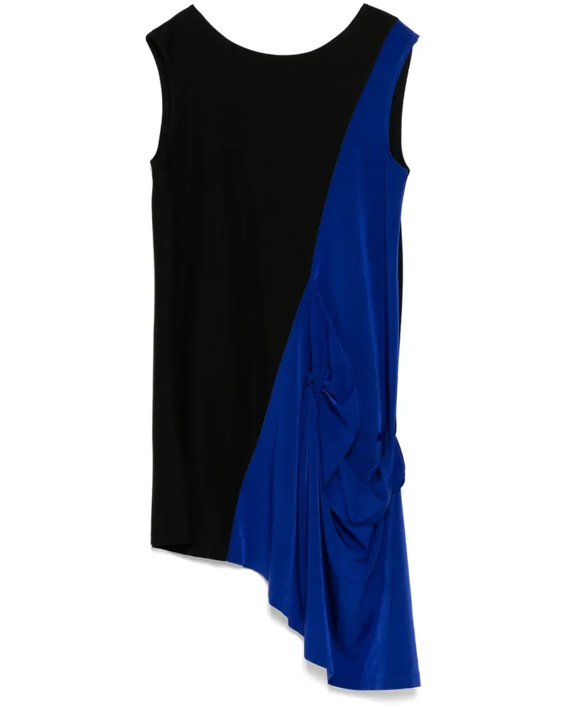 Yohji Yamamoto Kleid mit Einsätzen - Schwarz Schwarz