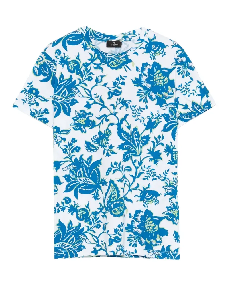 Etro floral T-shirt - Weiß Weiß
