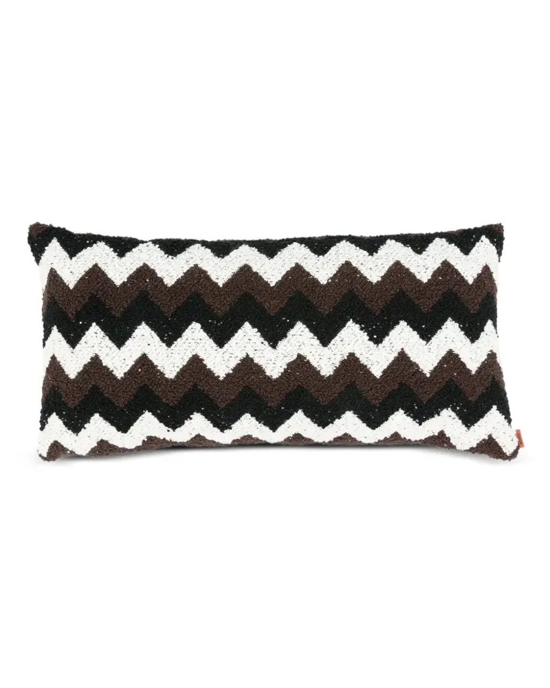 Missoni Home Kissen mit Zickzackmuster - Schwarz Schwarz