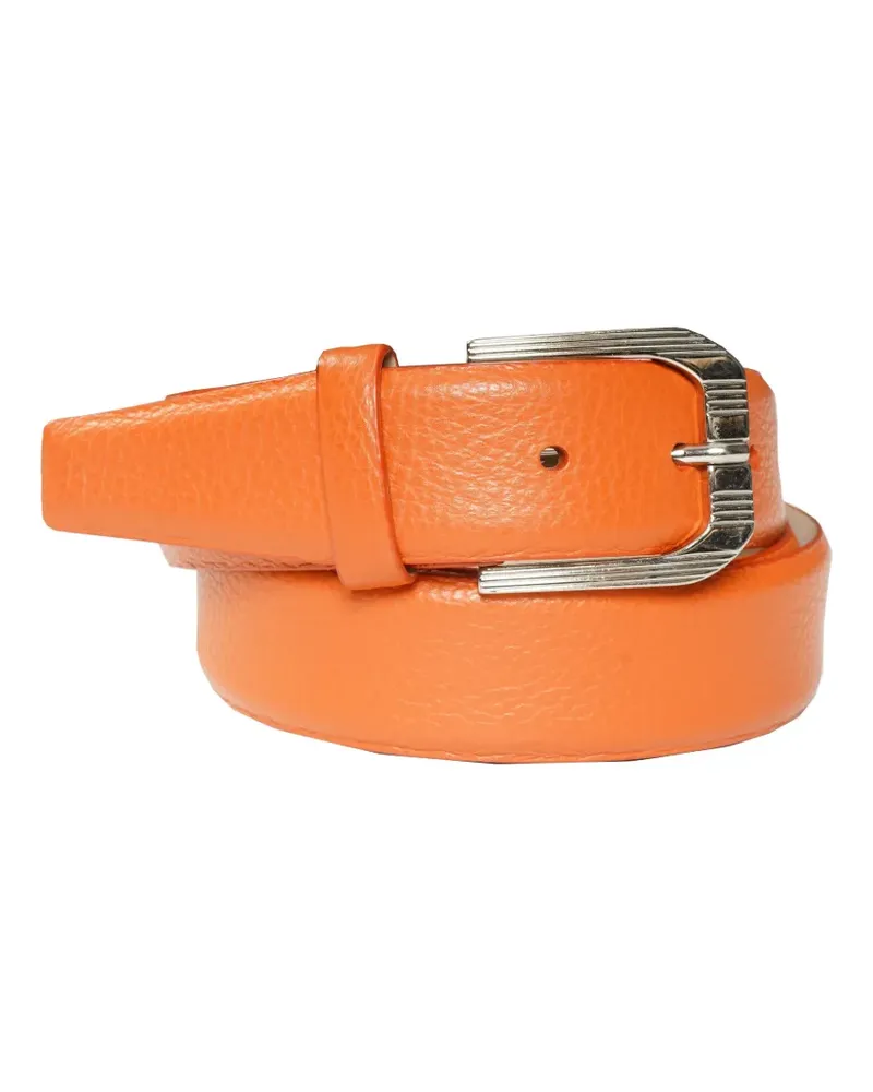 Brunello Cucinelli Gürtel aus strukturiertem Leder - Orange Orange