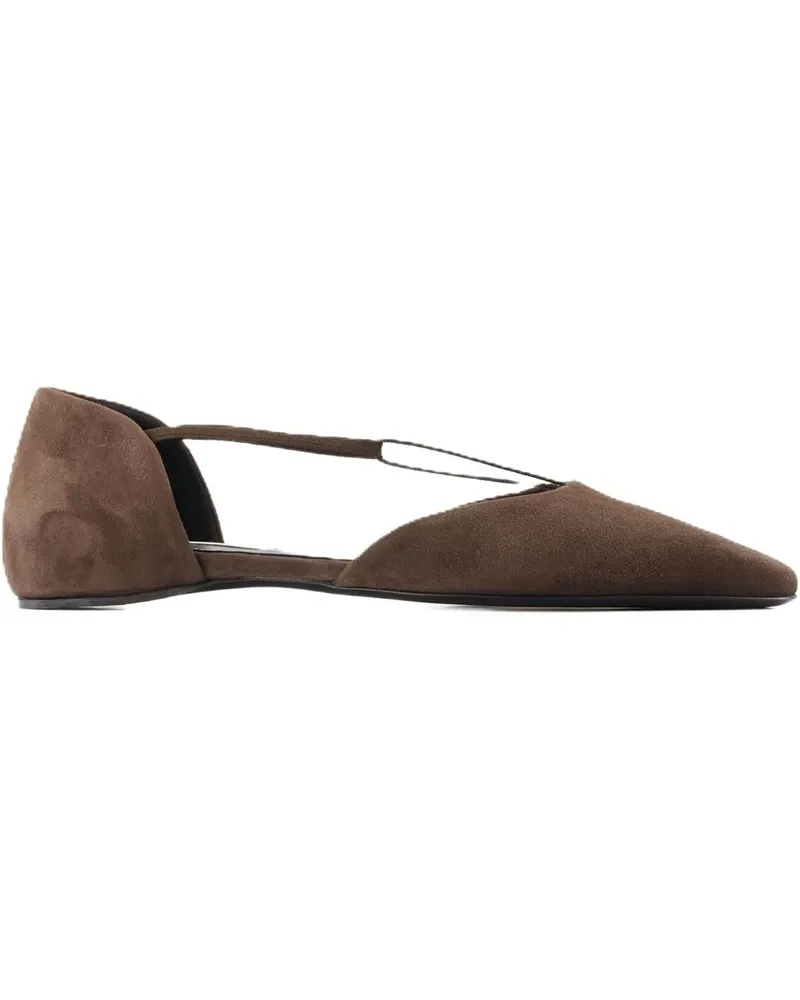 Totême Ballerinas mit T-Riemen - Braun Braun