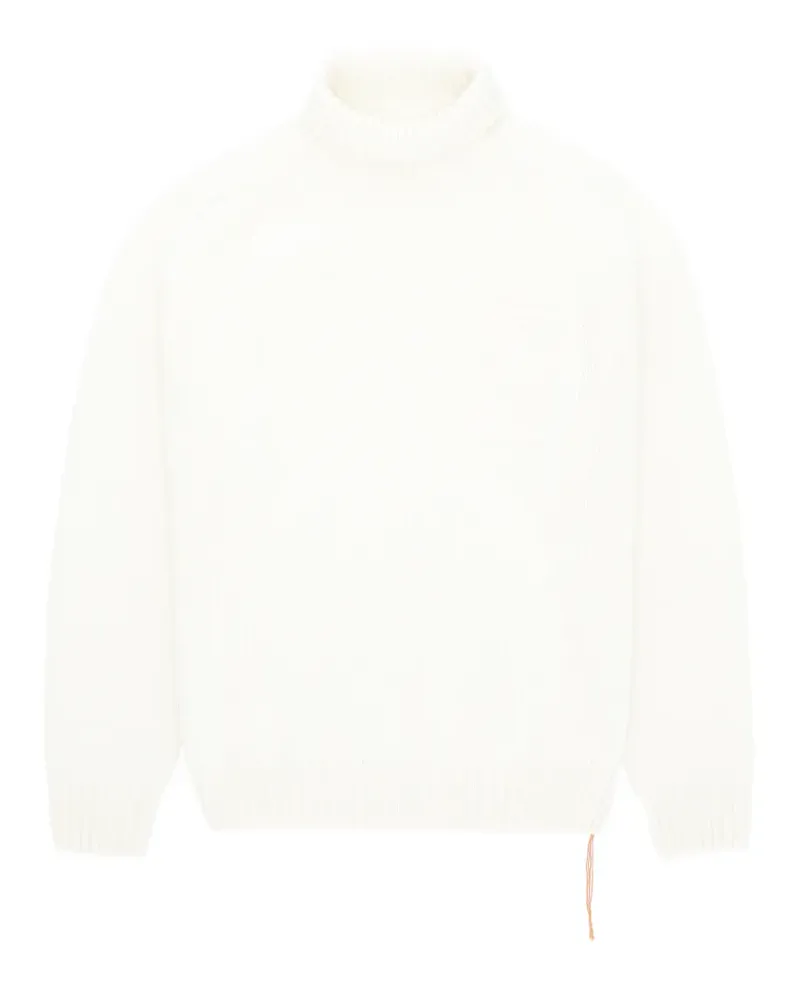 Fortela Mallory pocket ribbed turtleneck sweater - Nude Nude