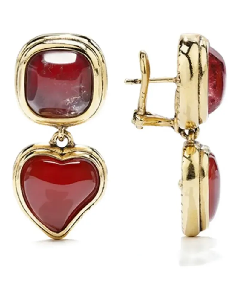 Goossens Paris Renaissance Heart earrings - Gold Gold