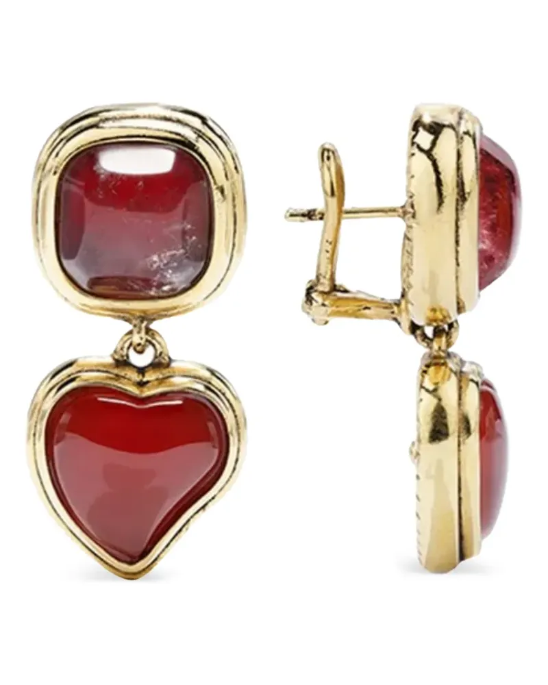 Goossens Paris Renaissance Heart earrings - Gold Gold
