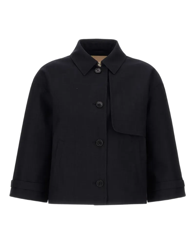 Herno layered cape - Blau Blau