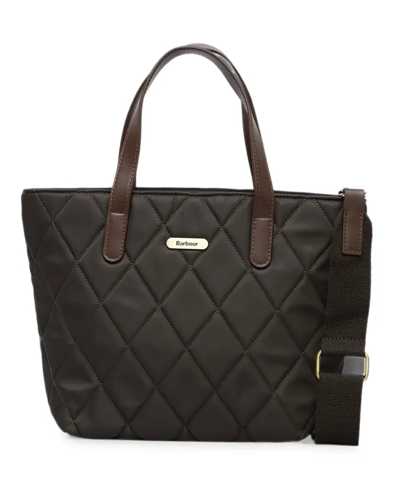 Barbour quilted tote bag - Grün Grün
