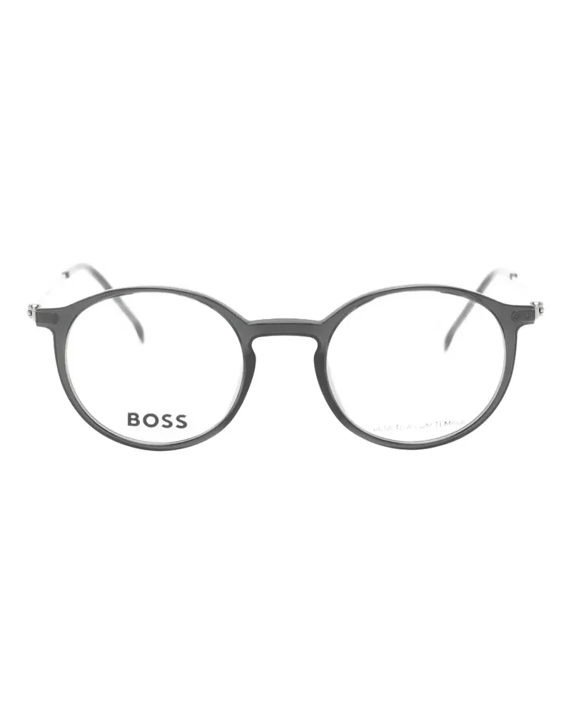 HUGO BOSS round-frame glasses - Grau Grau