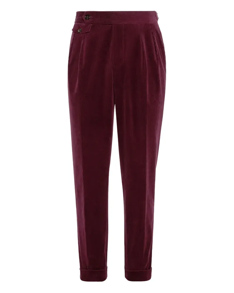 Brunello Cucinelli Hose aus Cord - Rot Rot