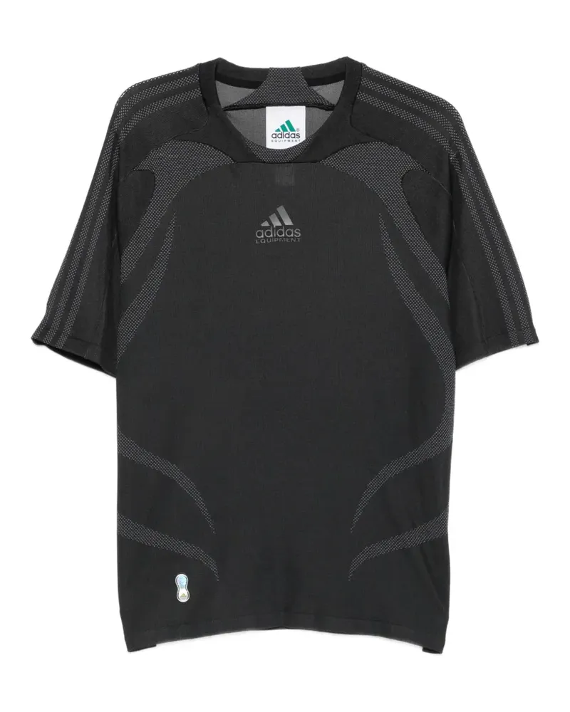 adidas EQT logo-print T-shirt - Schwarz Schwarz