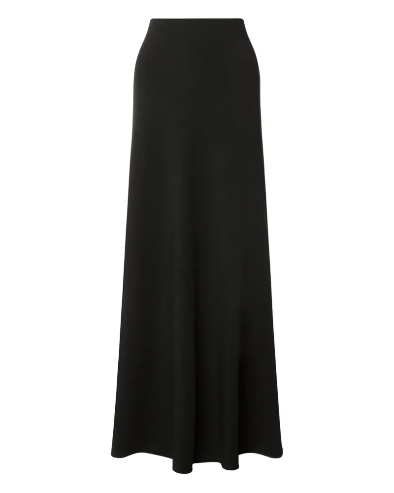 Alberta Ferretti Maxirock mit hohem Bund - Schwarz Schwarz