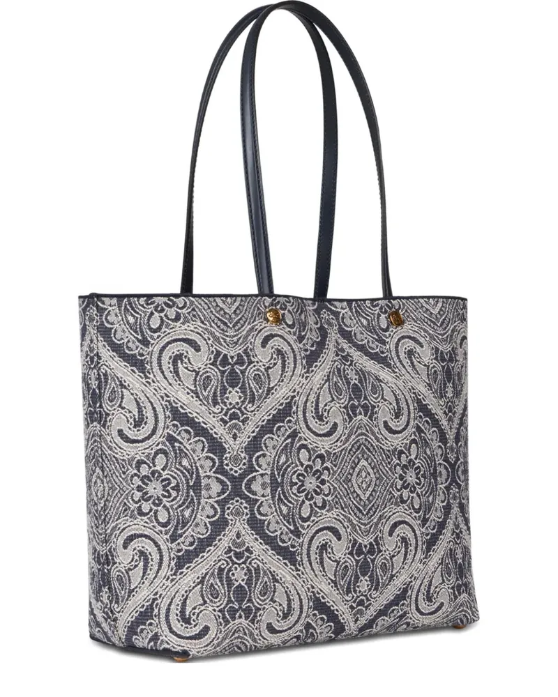 Etro Shopper mit Paisley-Print - Blau Blau