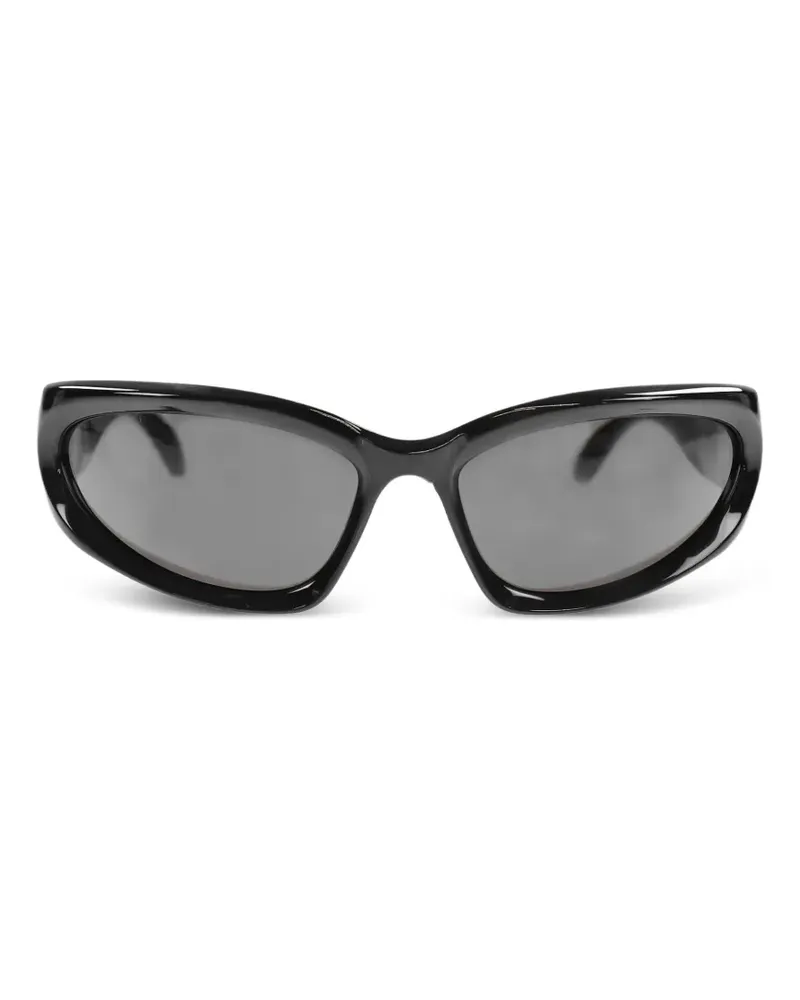 Balenciaga Swift oval sunglasses - Schwarz Schwarz
