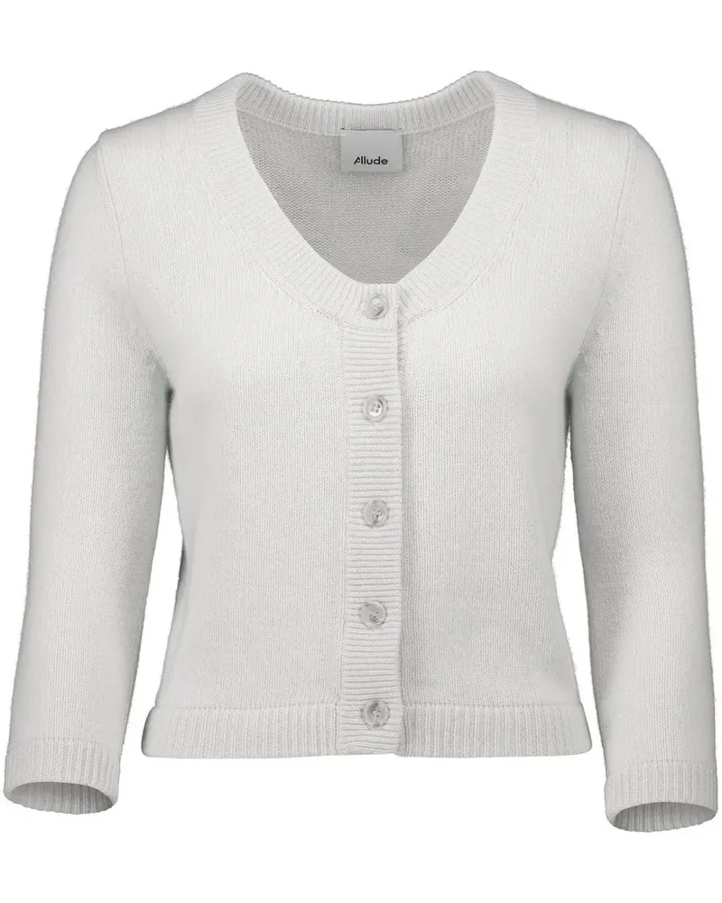 ALLUDE Cardigan aus Kaschmir - Weiß Weiß