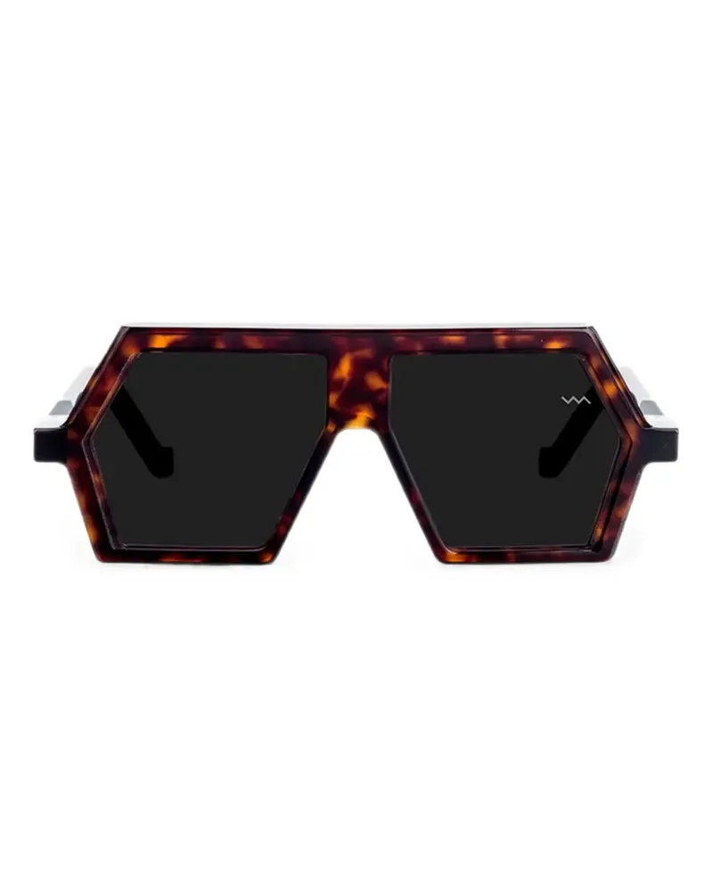 VAVA EYEWEAR geometric-frame sunglasses - Braun Braun