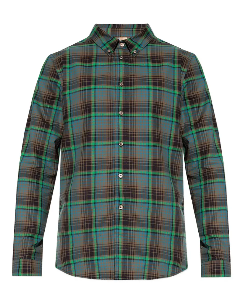 Paul Smith Kariertes Hemd - Grün Grün