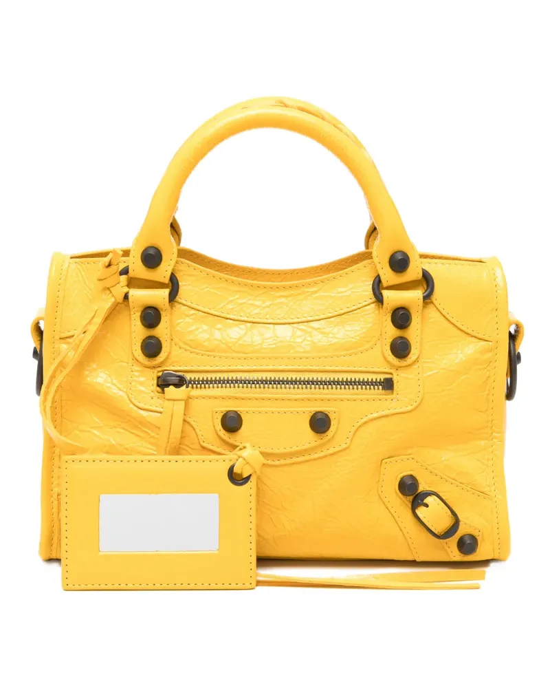 Balenciaga Mini Le City Tote Bag - Gelb Gelb