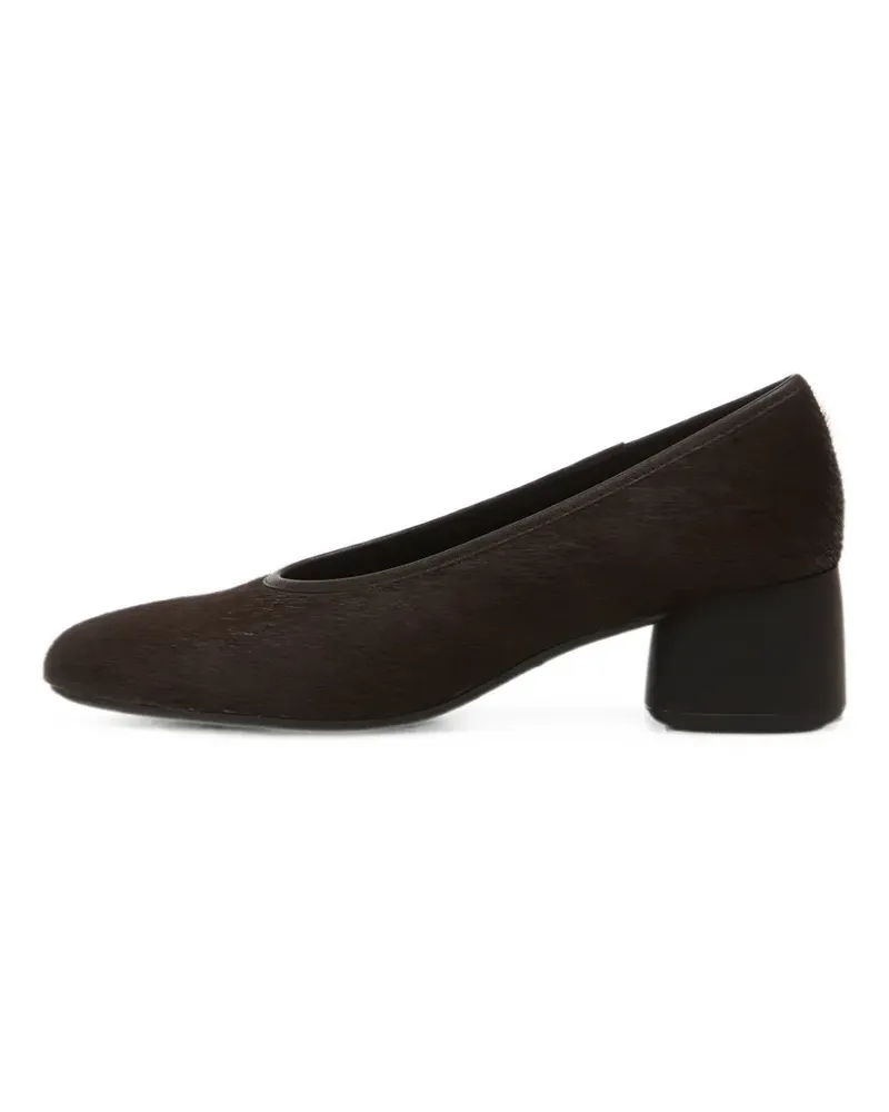 Vagabond Livia pony-hair block-heel pumps - Braun Braun