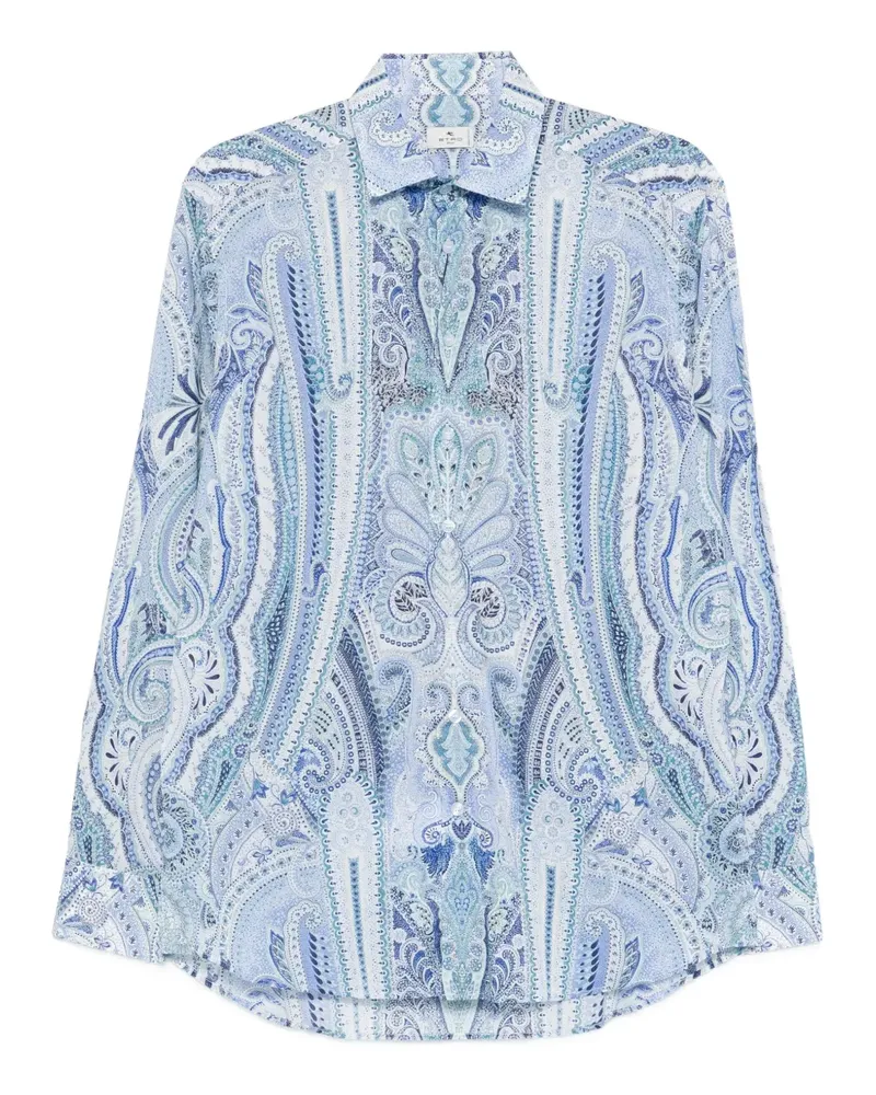 Etro Hemd mit Paisleymuster - Weiß Weiß