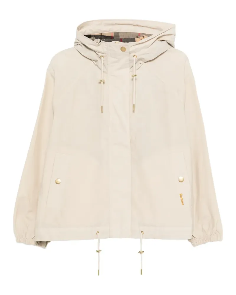 Barbour zip-up hooded jacket - Nude Nude