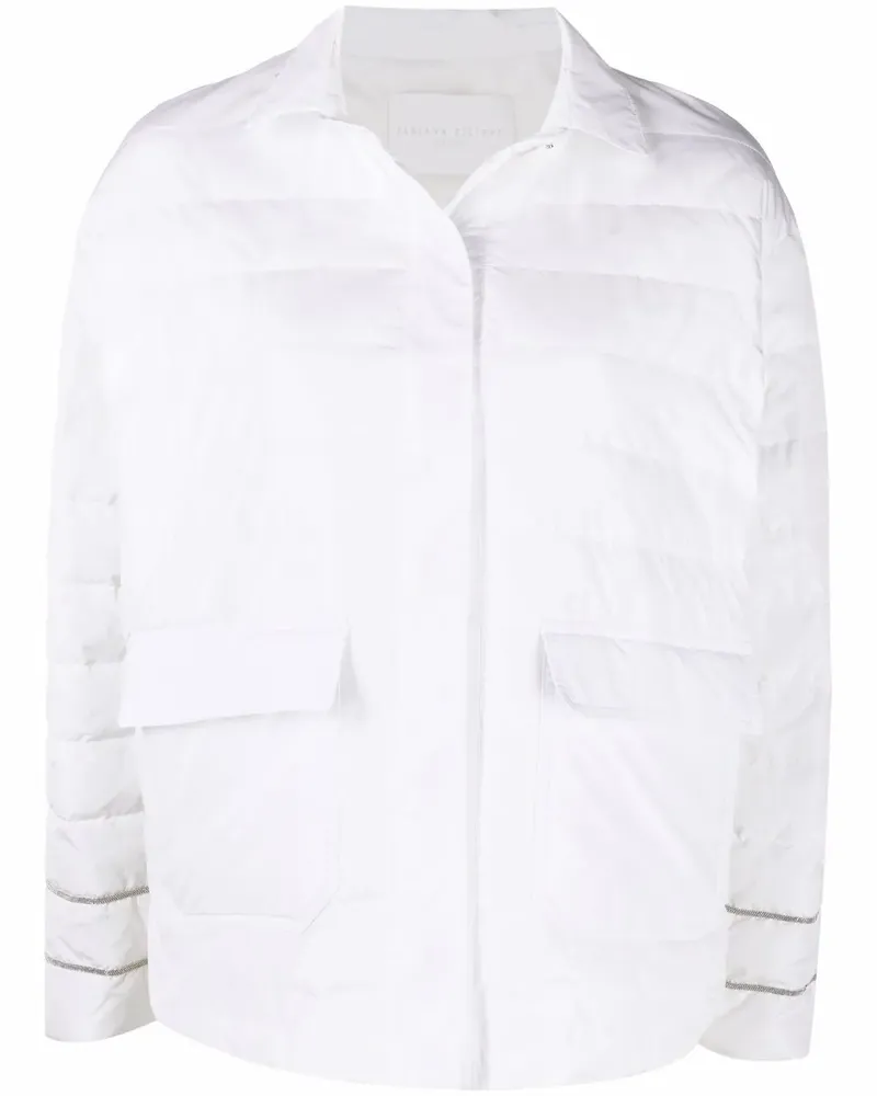 Fabiana Filippi Gesteppte Jacke - Weiß Weiß