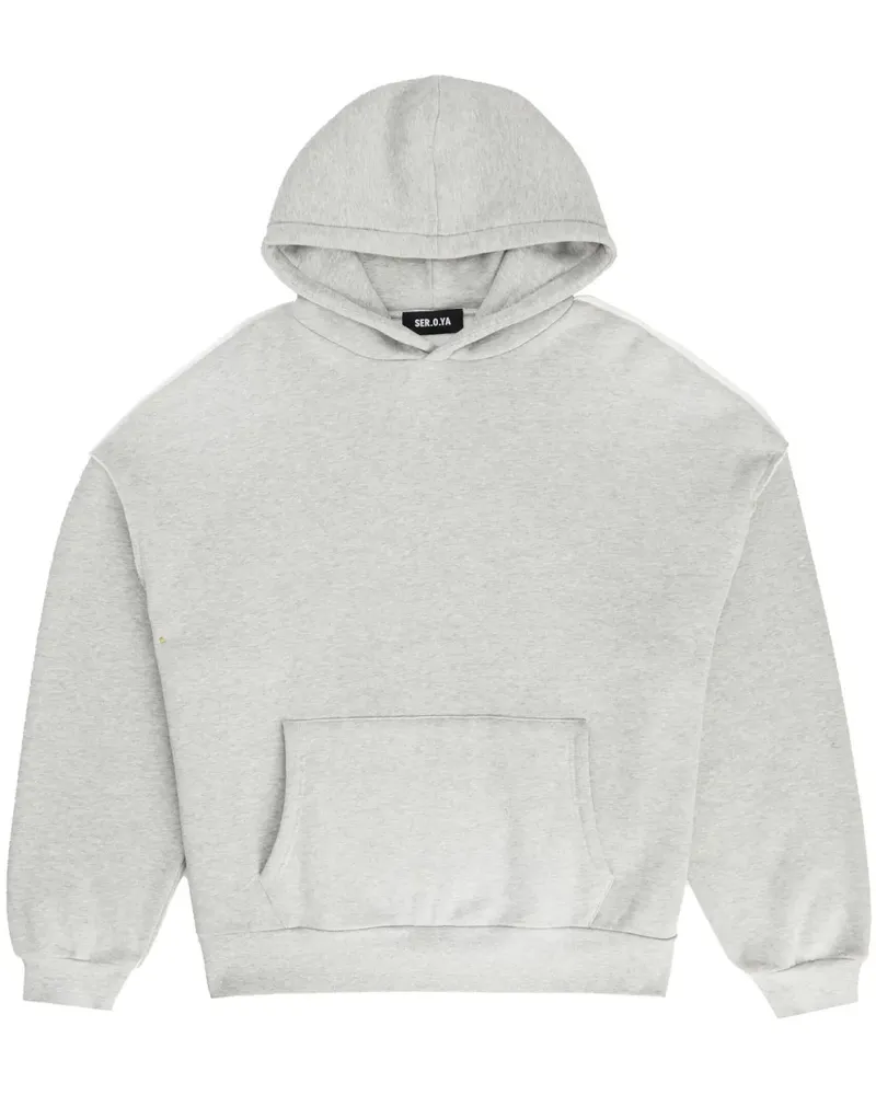 SER.O.YA Mack Hoodie aus Fleece - Grau Grau