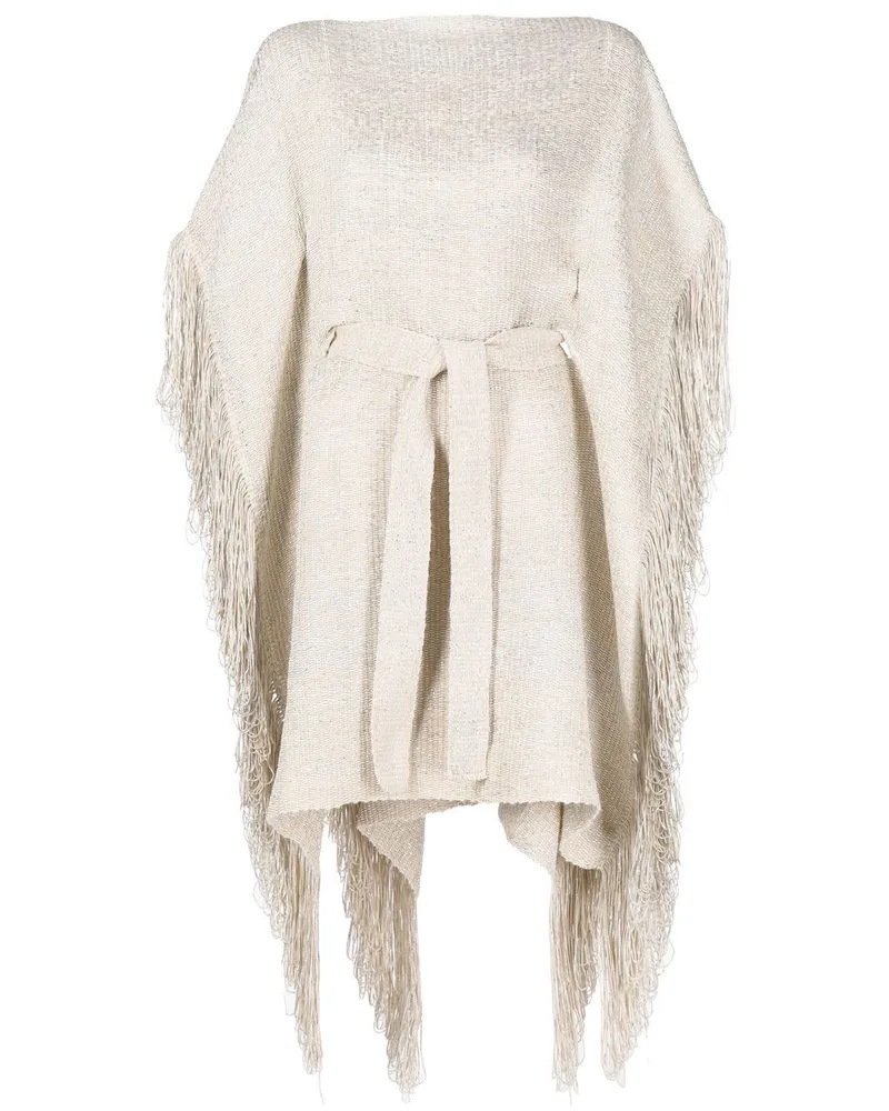 VOZ Kaftan mit Fransen - Nude Nude