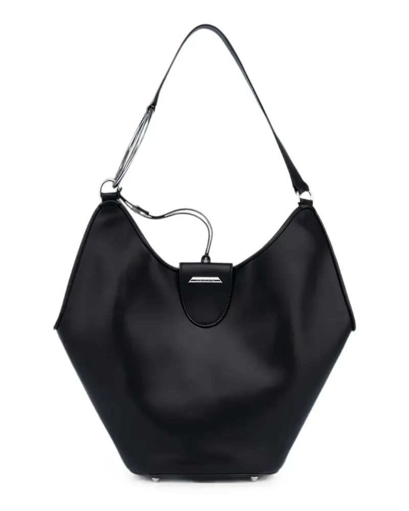 Dondup small ring-detail tote bag - Schwarz Schwarz