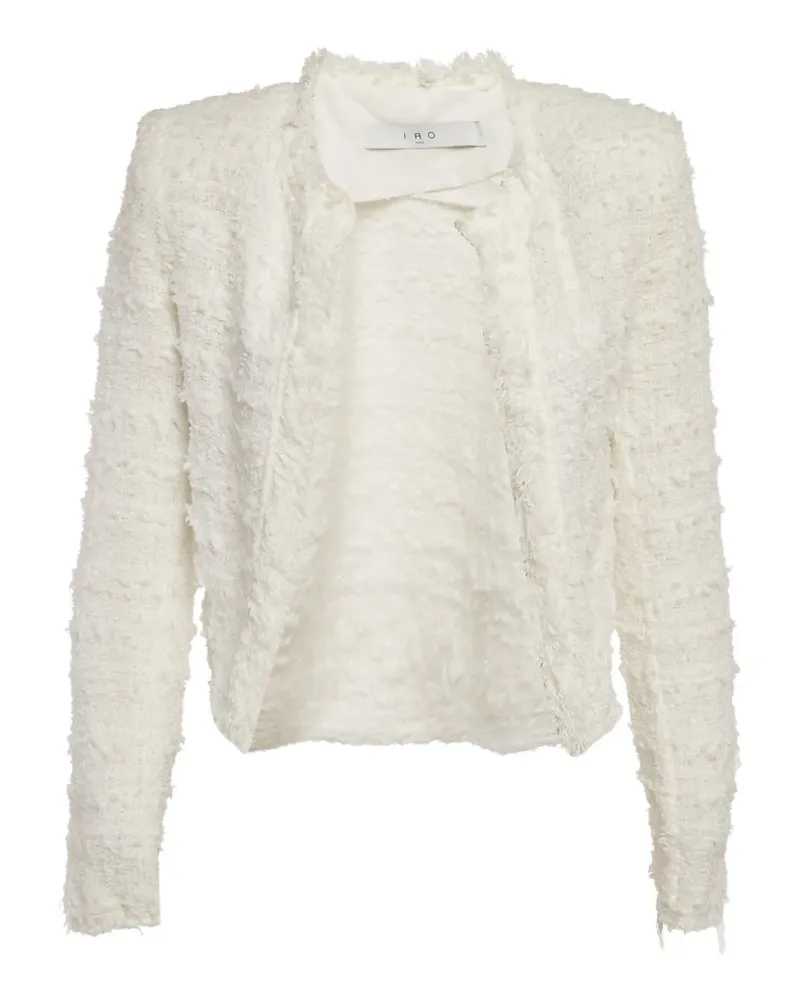 IRO textured open-front jacket - Weiß Weiß