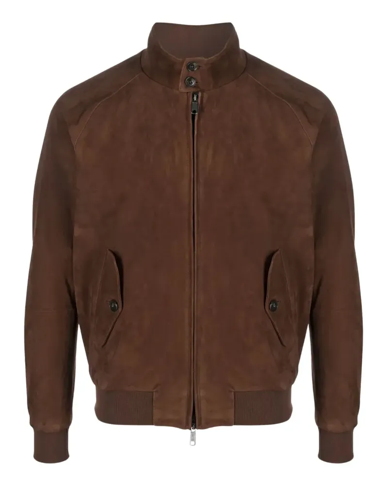 Baracuta G9 Harrington Wildlederjacke - Braun Braun