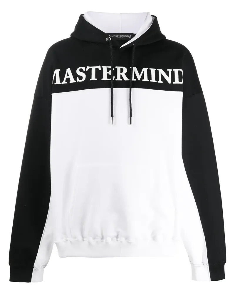 Mastermind World Hoodie mit Logo-Print - Weiß Weiß