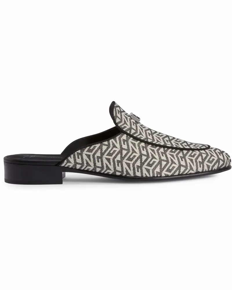 Giuseppe Zanotti Rudolph Loafer mit Monogramm - Nude Nude