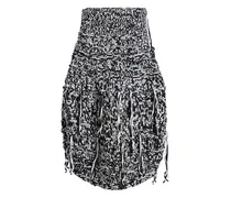 Gestufter Inna Rock mit Kordelzug - Blau