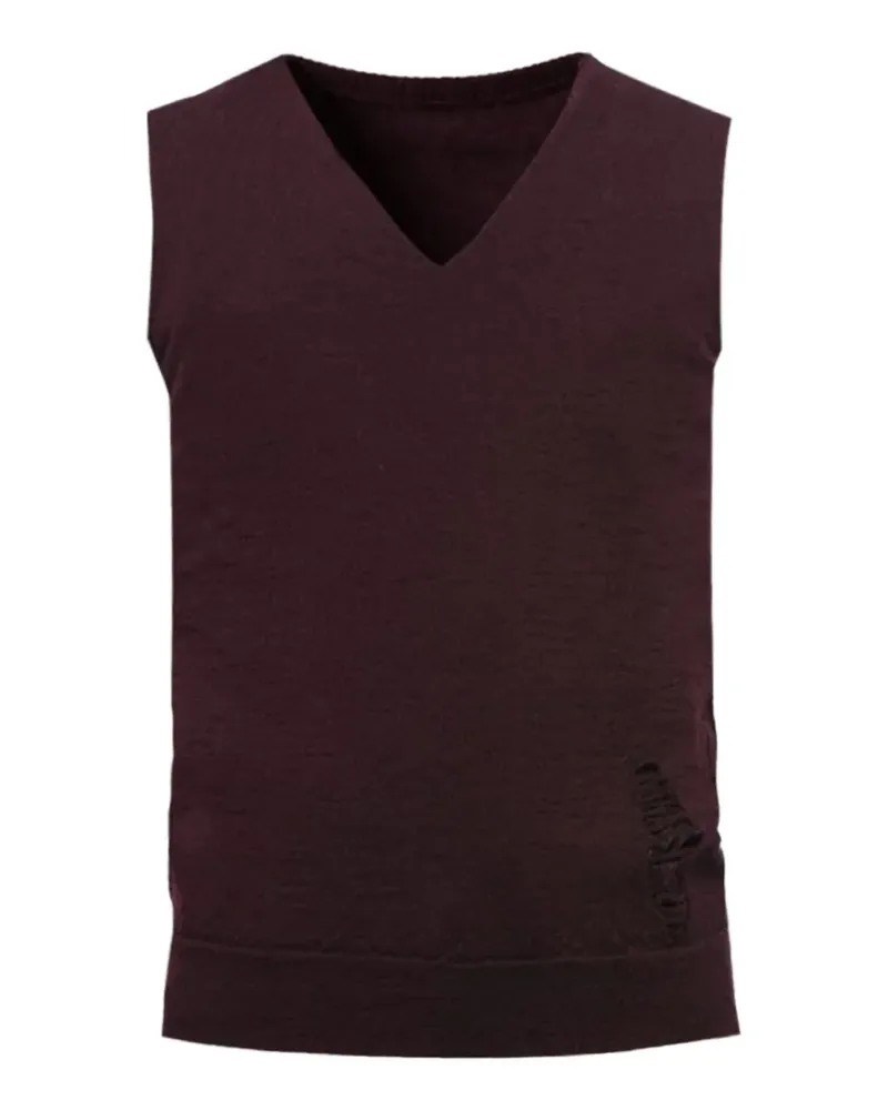 Maison Margiela four-stitch distressed vest - Violett Violett