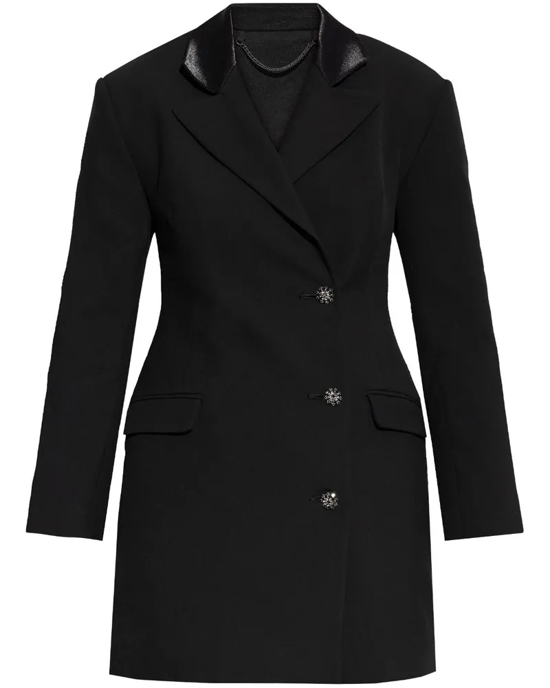 AllSaints Erykah Minikleid - Schwarz Schwarz