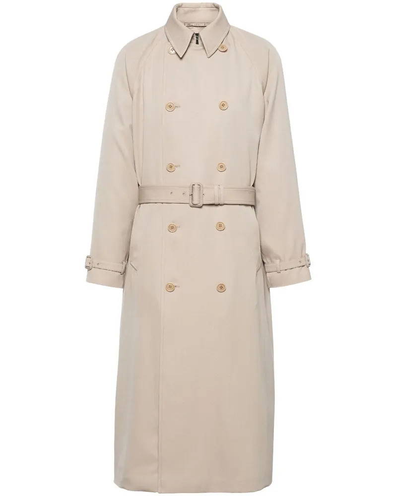 Prada Klassischer Trenchcoat - Nude Nude