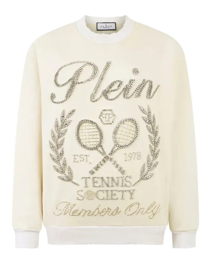 Philipp Plein Sweatshirt mit Logo - Nude Nude