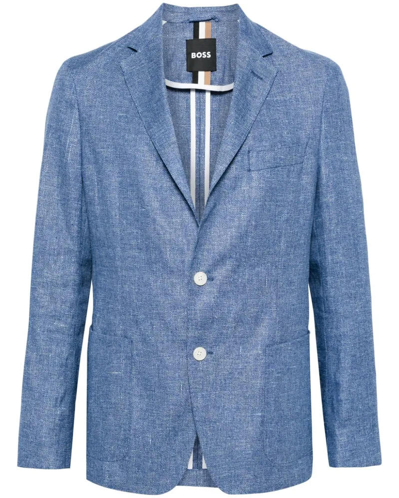 HUGO BOSS Einreihiges Sakko - Blau Blau
