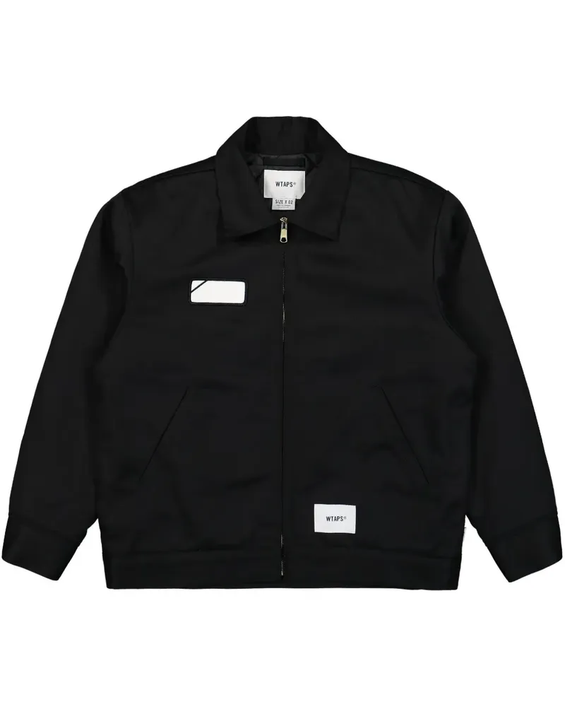 WTAPS Bomberjacke mit Reißverschluss - Schwarz Schwarz