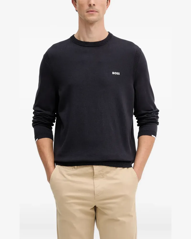 HUGO BOSS Pullover mit Rundhalsausschnitt - Blau Blau