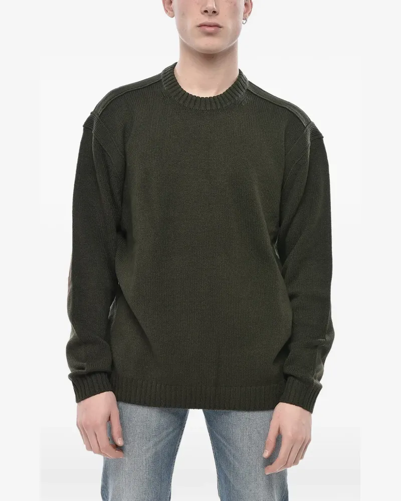 Paolo Pecora Milano Pullover mit Rundhalsausschnitt - Grün Grün