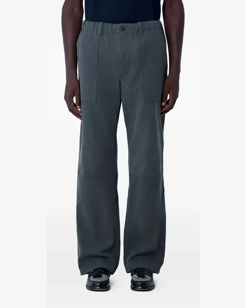 Gucci panelled elasticated trousers - Grau Grau