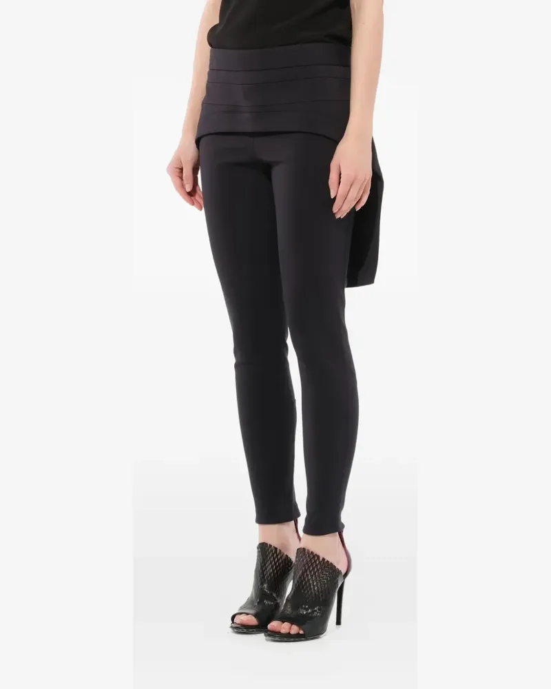 Givenchy layered zip-fastening trousers - Schwarz Schwarz