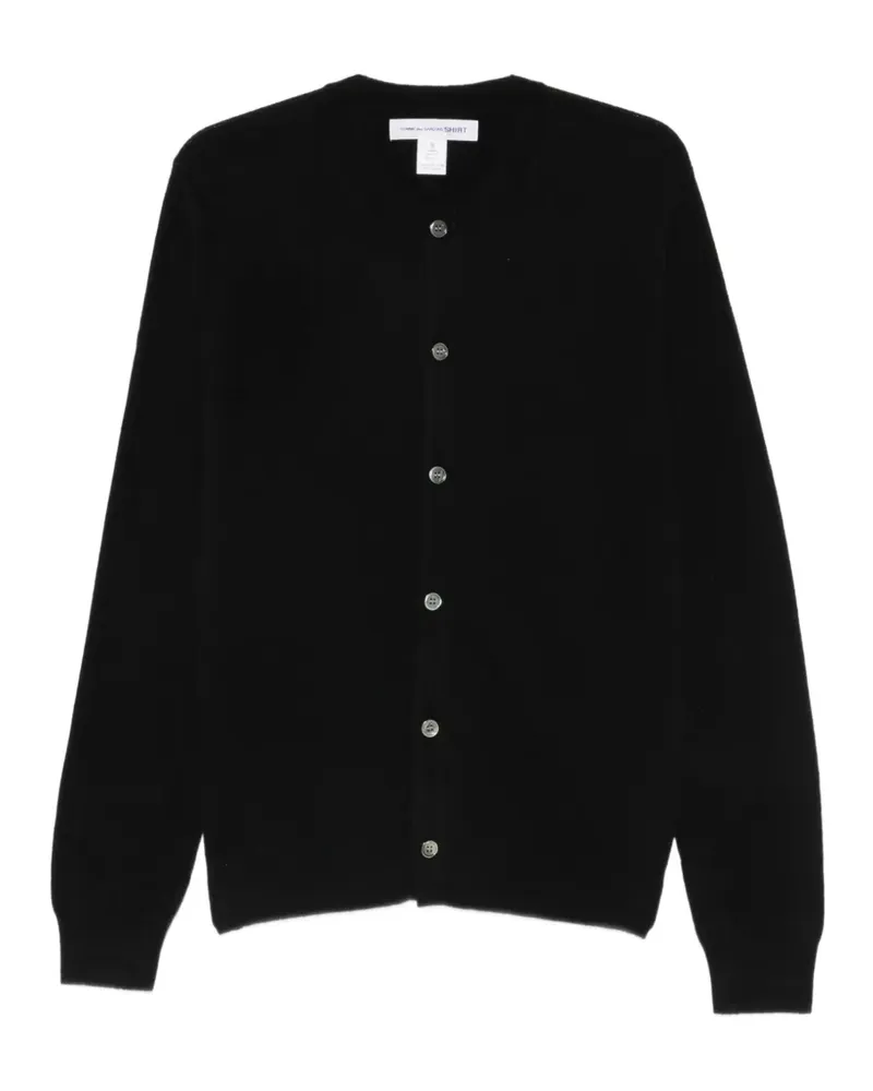 Comme des Garçons button-up cardigan - Schwarz Schwarz