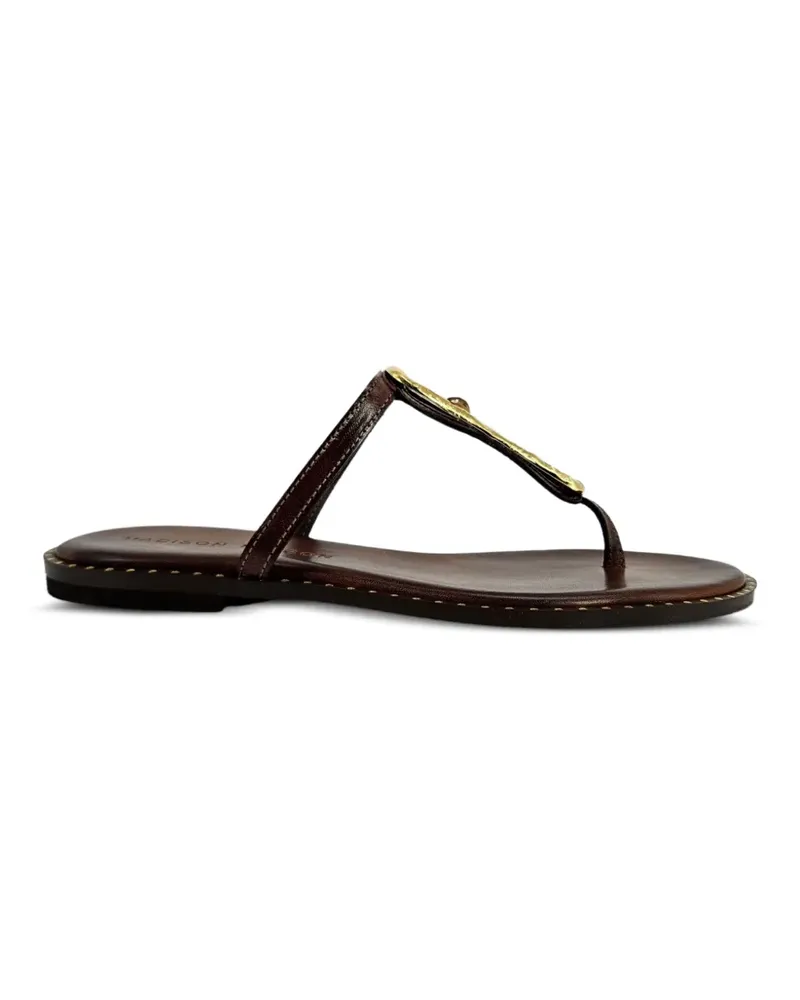 MADISON.MAISON hammered-link sandals - Braun Braun