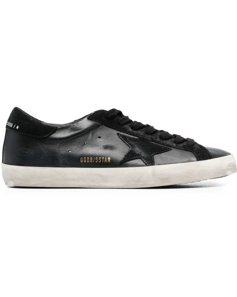Golden Goose Super-Star Sneakers - Schwarz Schwarz