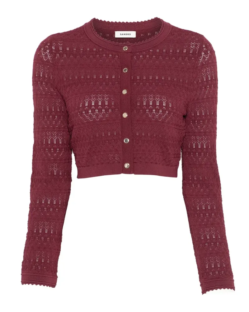 Sandro Cardigan mit Knöpfen - Rot Rot