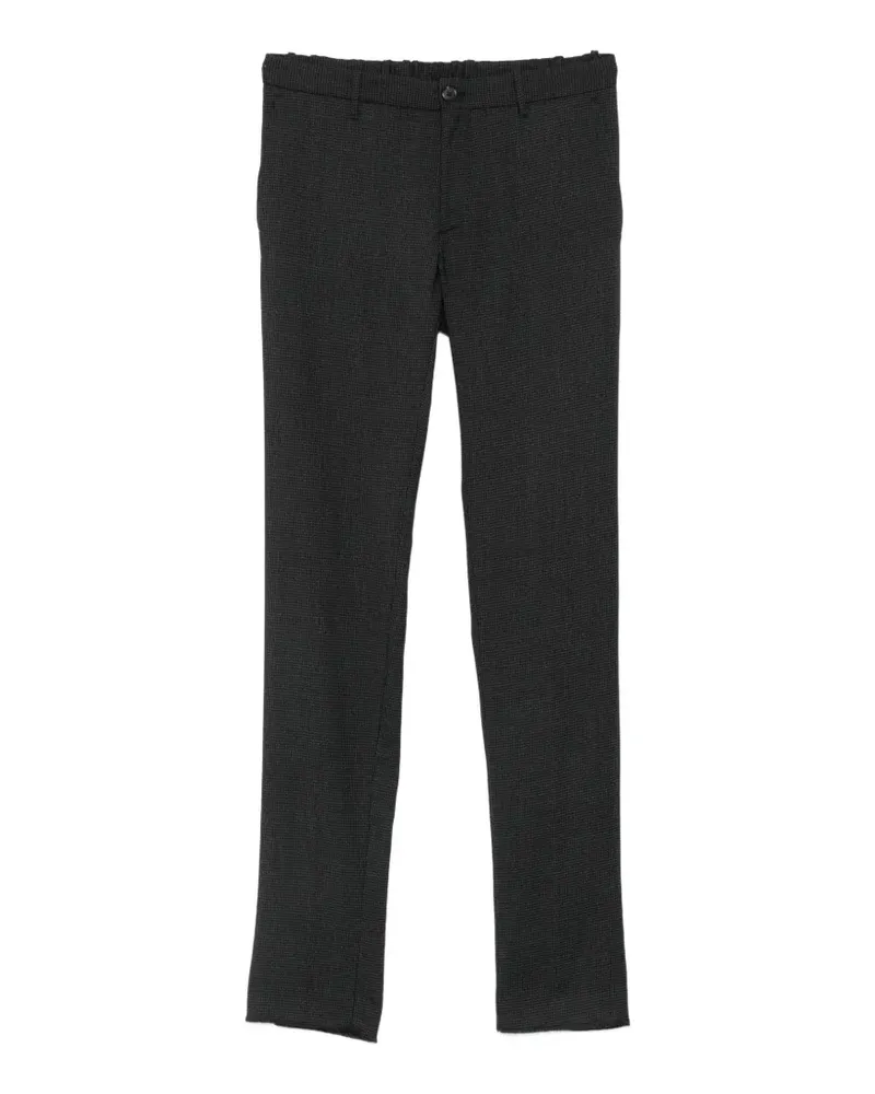 Incotex houndstooth-pattern tailored trousers - Grau Grau