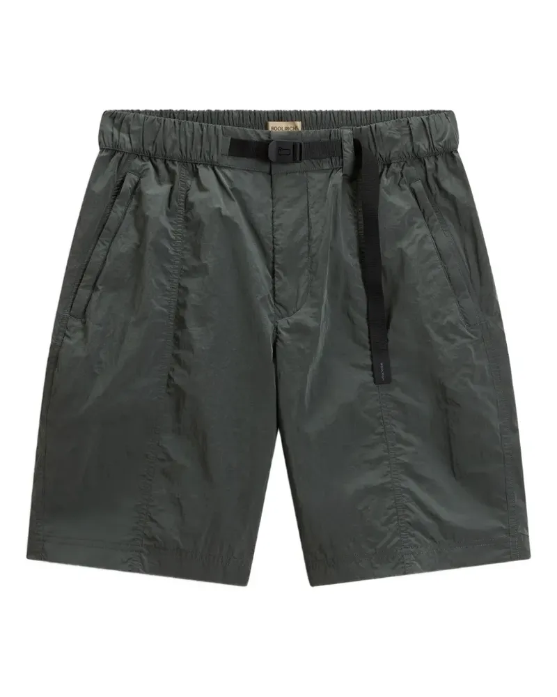Woolrich elasticated belted bermuda shorts - Grün Grün
