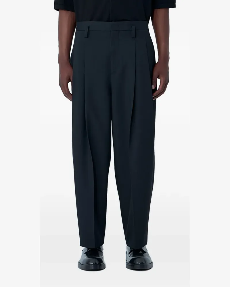 Jil Sander pleated trousers - Schwarz Schwarz