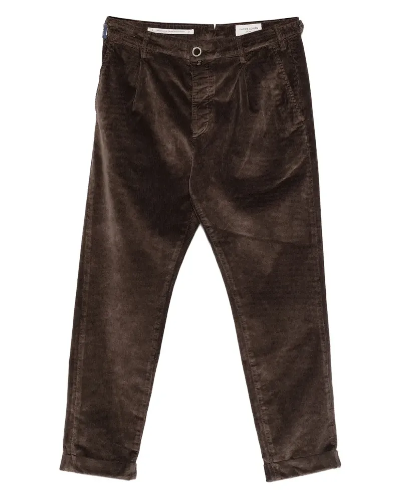 Jacob Cohën Tapered-Hose aus Cord - Braun Braun